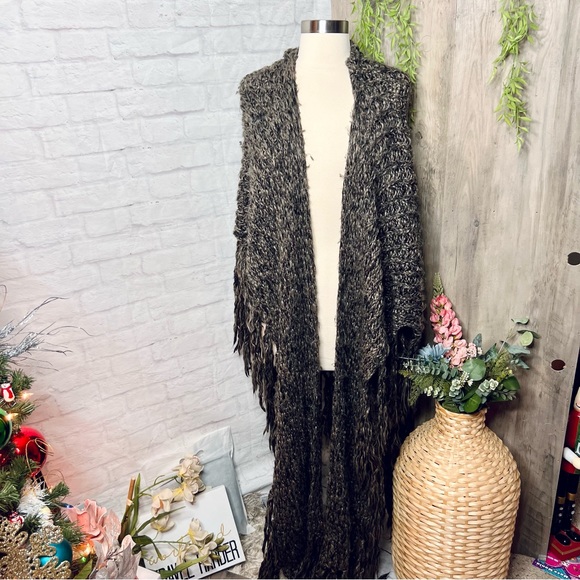 Free People Wool Shawl Wrap - Picture 1 of 14